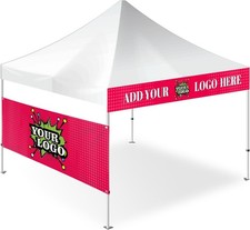 Custom Tent Banner and Valance