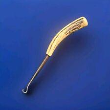 Vintage Button Hook with Antler Handle