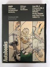 Hillman Imp Chamois Autobooks Owners Service Repair Workshop Manual 1969-73
