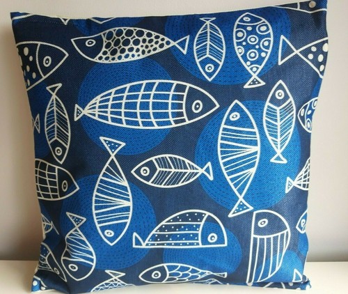 New cushion cover - fish, ocean