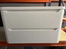 Bathroom Wall Hung designer  Vanity Unit in smoothe mat white finish