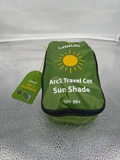 Littlelife Arc2 Travel Cot Sun Shade Upf 50 Summer Holiday Camping Baby Toddlers