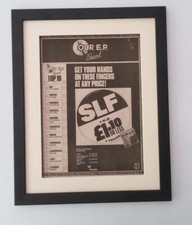 STIFF LITTLE FINGERS*Latest Hits*1982*ORIGINAL*POSTER*AD*FRAMED*FAST WORLD SHIP