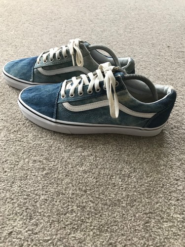 Vans shoes blue denim - vans,