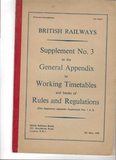 British Railways London Midland Supplement No 3 May 1969 Working Timetables