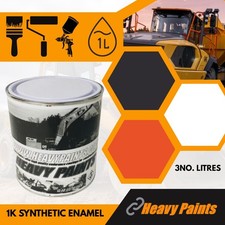 Kubota KH-Series KH-50 KH-90 Orange - Cab White - Blue Digger Paint 1 Litre Tins