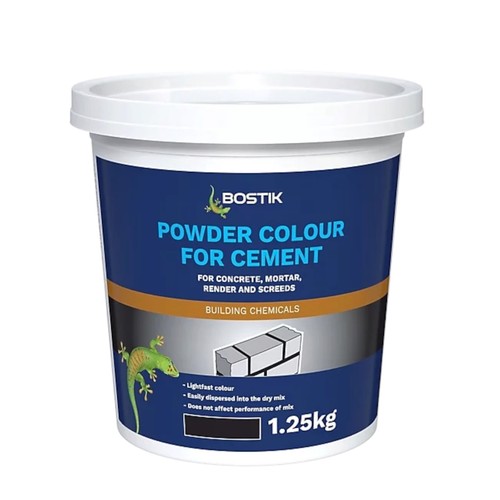 25kg black cement colour - 1.25kg,