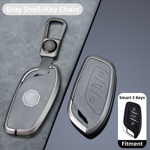 Alloy leather car - key, fob