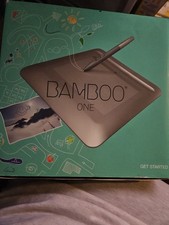 Used Wacom Bamboo CTF-420 One Tablet Wired for Writing and Drawing