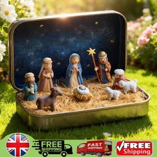Mini Christmas Nativity Set in