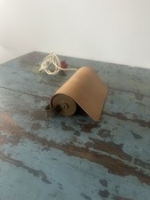 Vintage 1950s 1960s bent Plywood & Brass Swedish Bedroom Wall Lamp Light