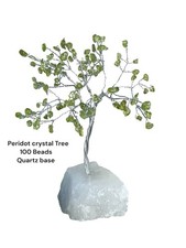 Peridot crystal tree with - tree,