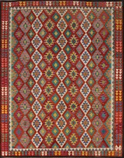 Wool Reversible Kelim Kilim