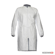 10 UNISEX White Disposable Lab