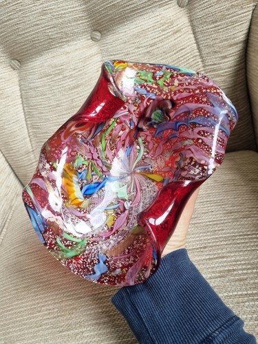 Murano glass large bowl tutti - glass,