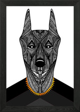 Doberman Pinscher Framed Wall