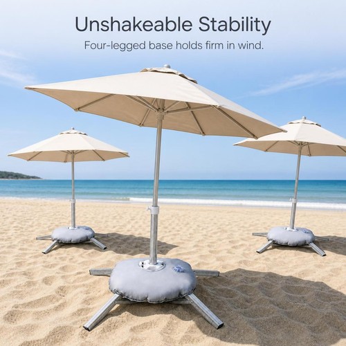 Folding umbrella stand and - folding,