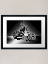 Custom Chopper Studio Framed