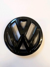 VW POLO HIGH QUALITY FRONT GRILLE BLACK GLOSS BADGE 6R0853600 FROM 2009 TO 2014