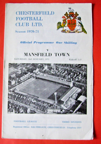 Chesterfield mansfield town - mansfield,