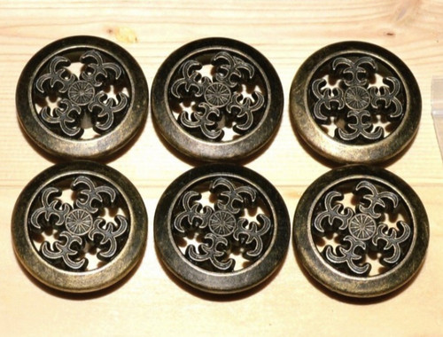 Set round antique gothic - set,