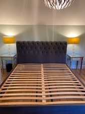 NEXT WESTCOTT Super King Size Graphite Grey Bed Frame - Immaculate condition!!!