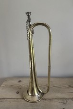 Military bugle 1945 vintage - military,