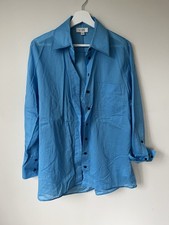Turquoise Blue COS Shirt  100%