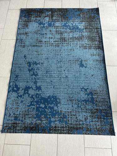 Tryggelev rug low - pile, blue