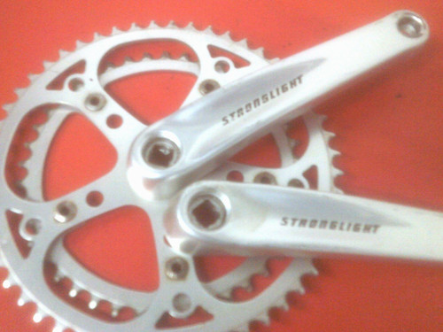 Stronglight crankset double - crankset,