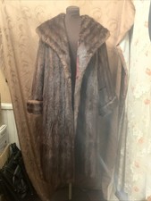 Vintage Full Length Real Mink Fur Coat