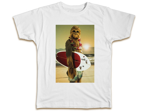 Chewbacca surfing shirt - surfing, t-shirt