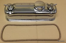 CLASSIC MINI O.E STYLE CHROMED ROCKER COVER - FITS ALL A SERIES ENGINES RC2/TBAR