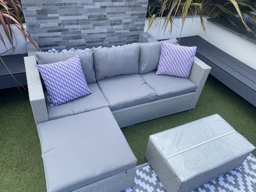 Rattan garden furniture - furniture, set