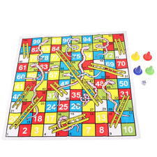 Snake Ladder Educational Kids Children Toys Family Interesting Board Game