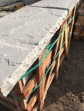 Kandla / Silver grey stone wall topper, coping stone 50mm deep with dressed edge