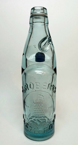 Antique codd soda - bottle, j