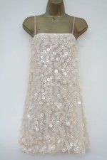 H&M CREAM FLORAL SEQUIN