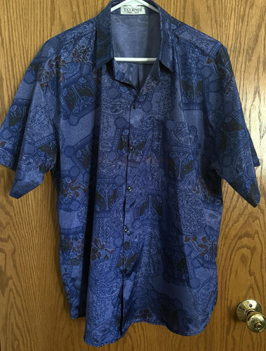 Vtg corner thai silk shirt - vtg, t.