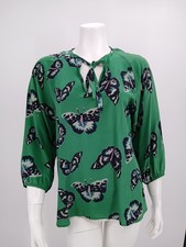 Tucker Womens Green Silk