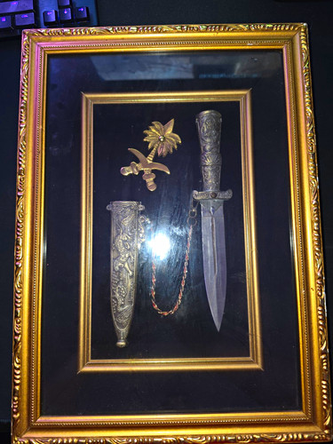 Ceremonial dagger embossed - ceremonial,
