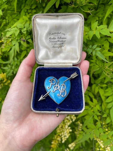 Vintage sterling silver blue - sterling,