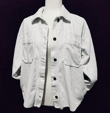 Zara Cream Corduroy Oversized