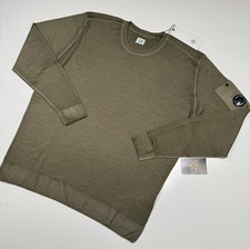 CP Company  091A  fast dyed merino wool Plain Jumper - Walnut / 359   XL