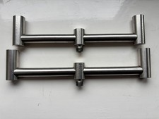 Korda Singlez 2 Rod Buzz Bars stainless 6 inch and 6.5 inch in excellent con