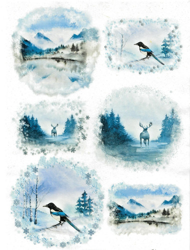 Rice paper for decoupage - rice,