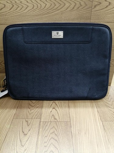 Black label clutch bag navy - black,