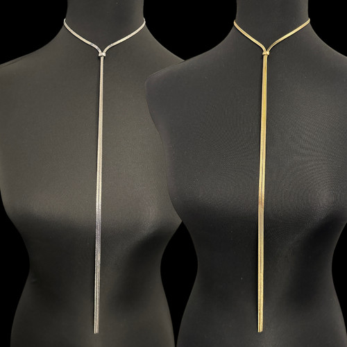 Statement long strand - statement, necklace