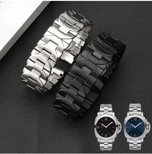 24mm stainless steel bracelet - stainless,