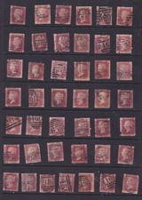 PERFINS 1d Penny Red postage